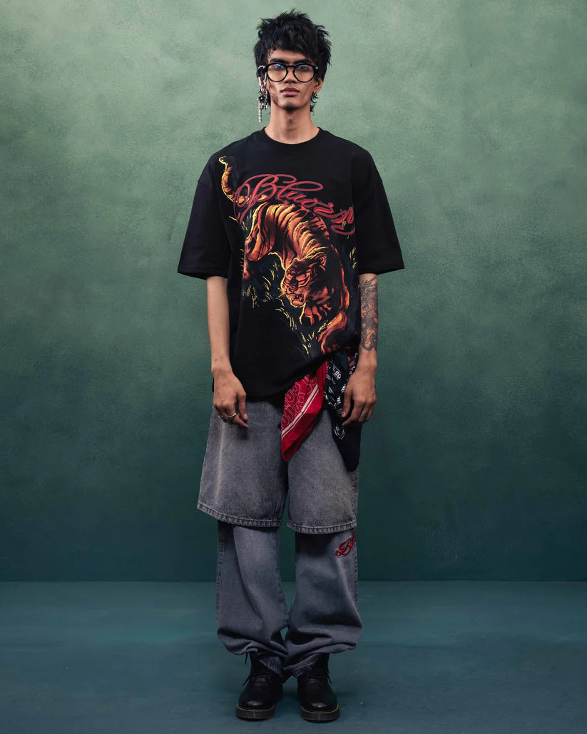 Black Tiger Fury T-Shirt
