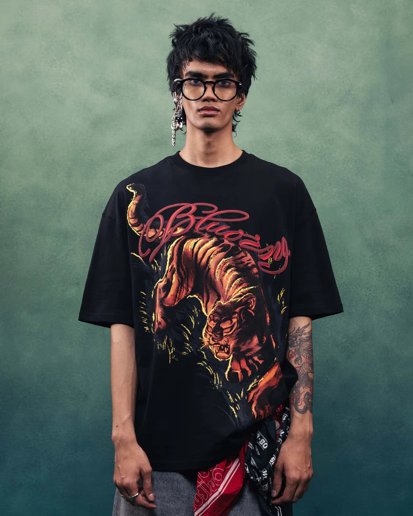 Black Tiger Fury T-Shirt