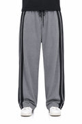 Relaxed Fit Triple Stripe Trousers Grey